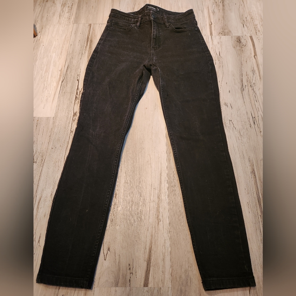 Frank & Oak Jeans Black Womens Size 28 Debbie Skinny